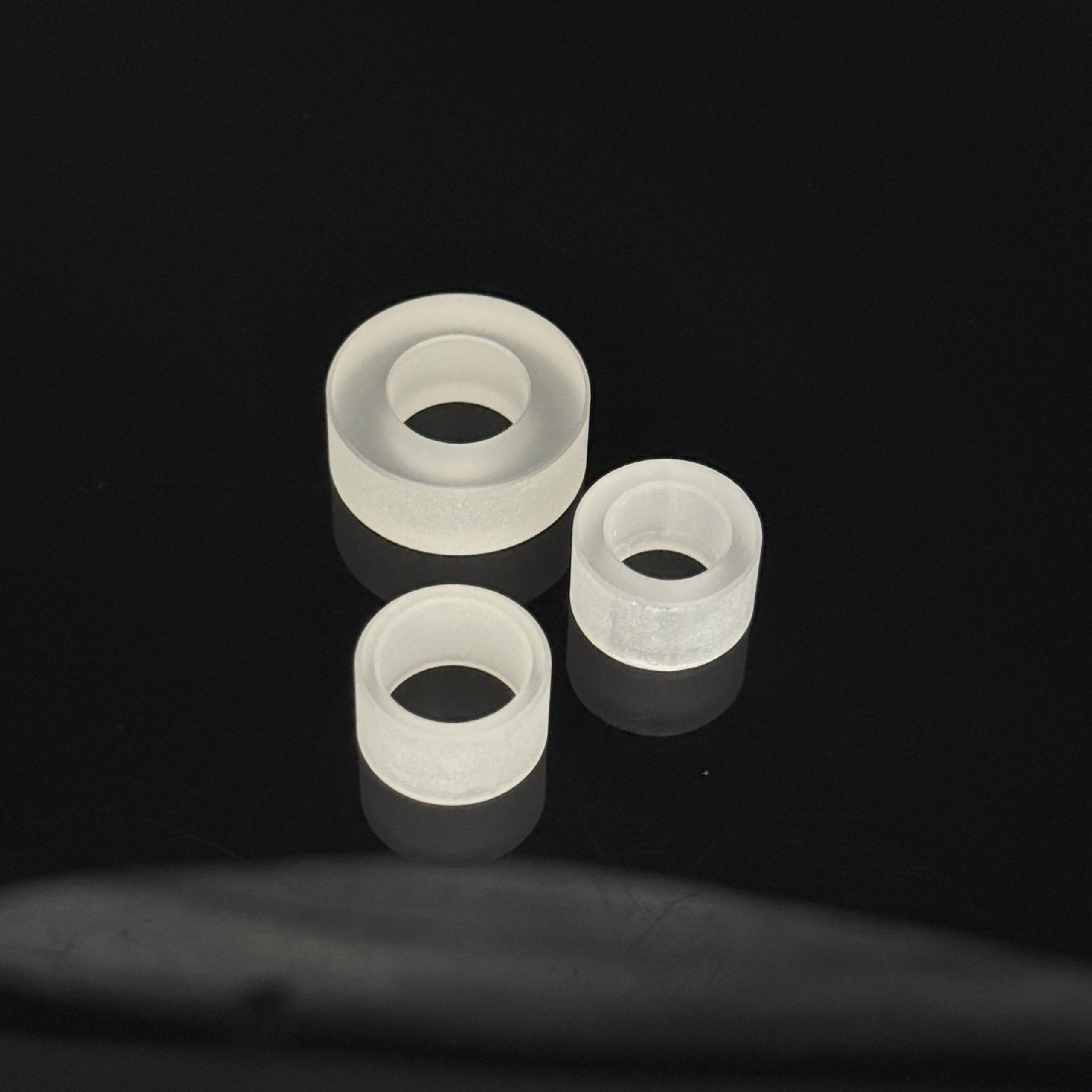 High-purity  heat-resistant Fused Silica Ring Blanks with Holes
