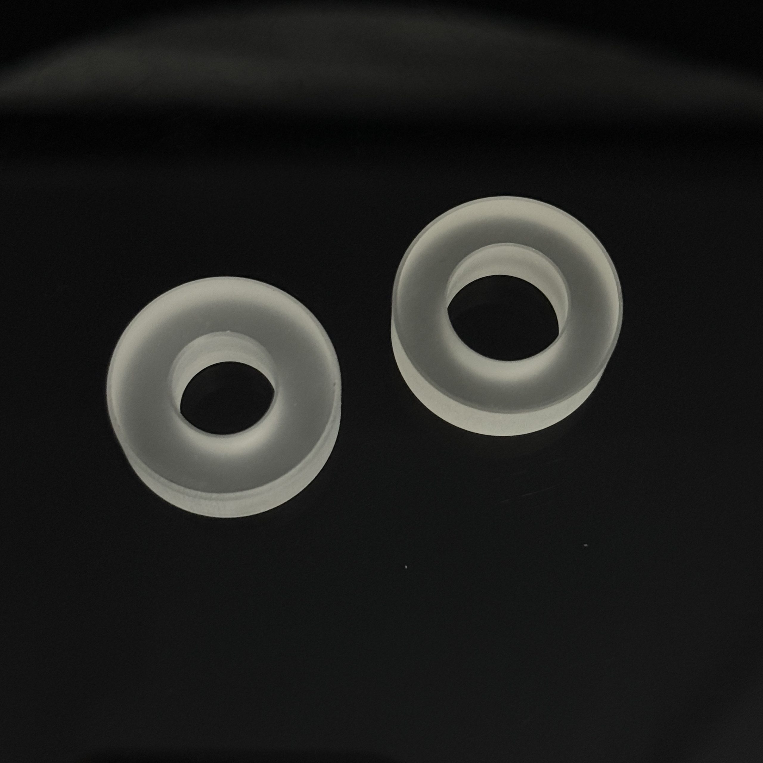 High-purity  heat-resistant Fused Silica Ring Blanks with Holes