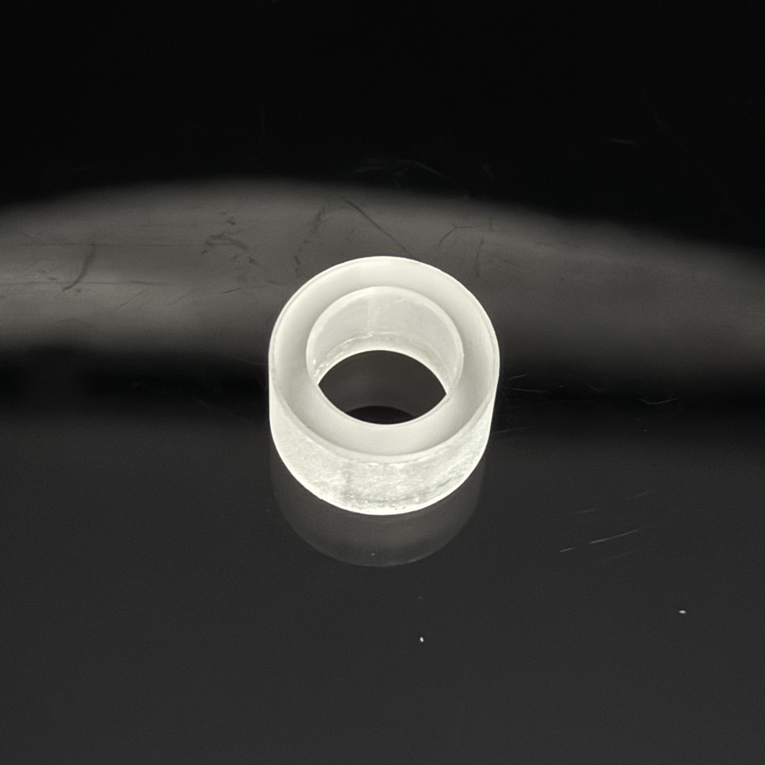 High-purity  heat-resistant Fused Silica Ring Blanks with Holes
