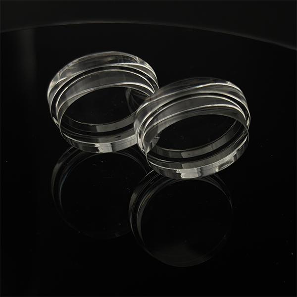 High-transparency soda-lime glass, all surfaces polished, window for sealing