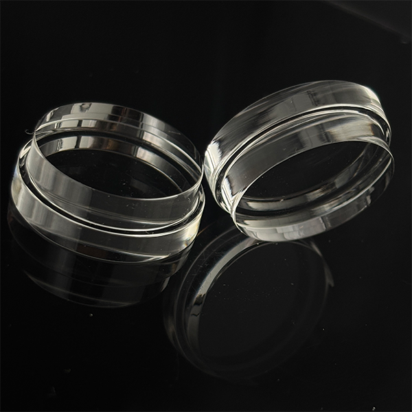 High-transparency soda-lime glass, all surfaces polished, window for sealing